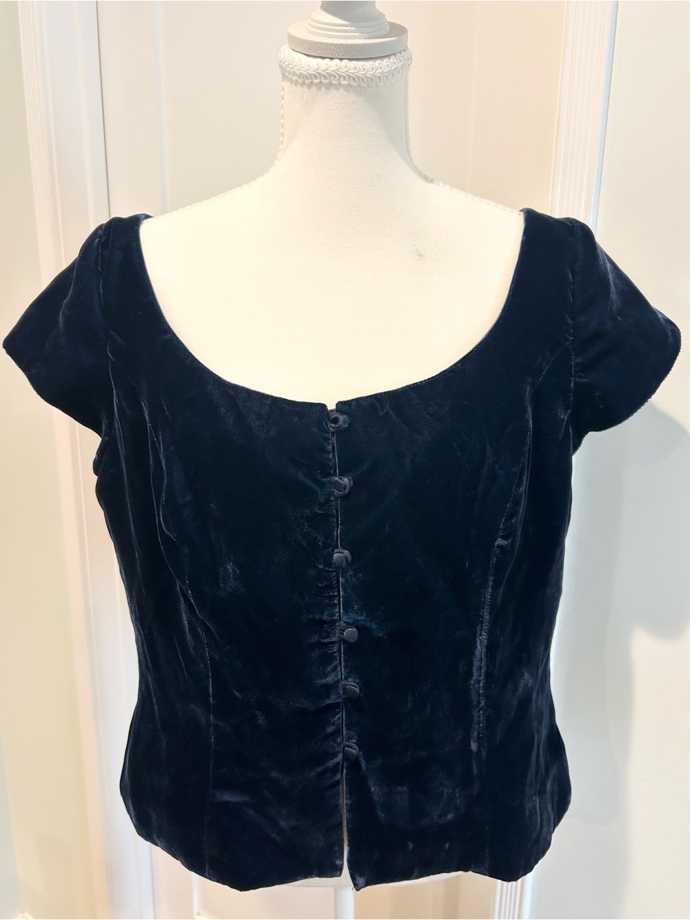 Alfred Angelo Vintage Velvet Corset Top